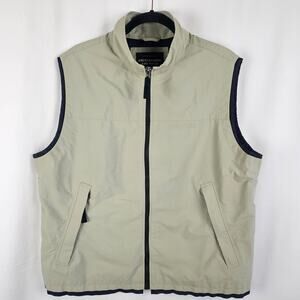 ABERCROMBIE & FITCH Tan Utility Tech Vest VTG Y2K Gorpcore XL Preppy Mallcore
